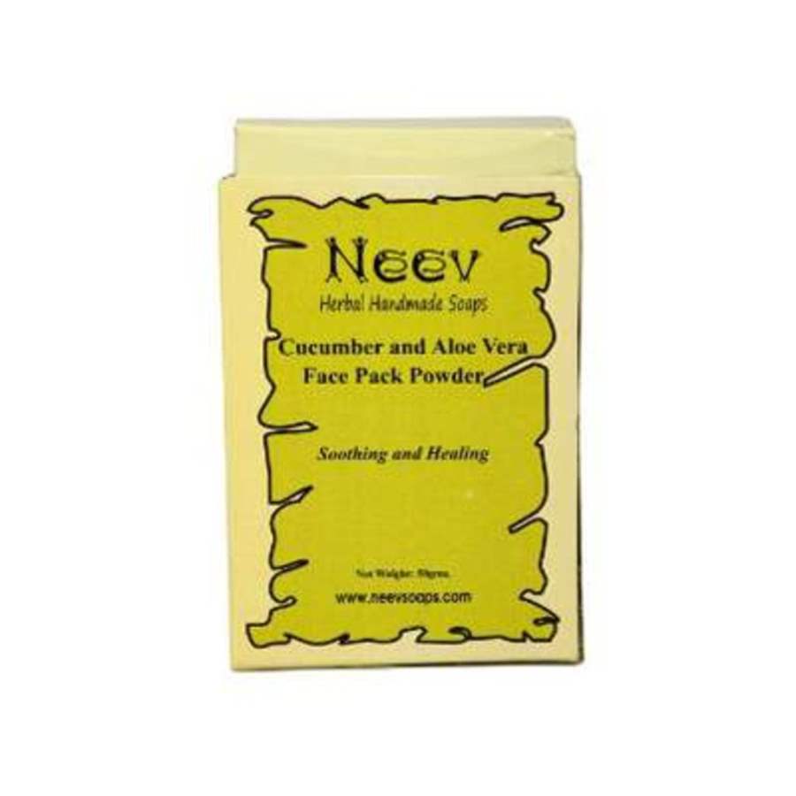 Buy Neev Herbal Cucumber and Aloe Vera Face Pack Powder Soothing and Healing online usa [ USA ] 