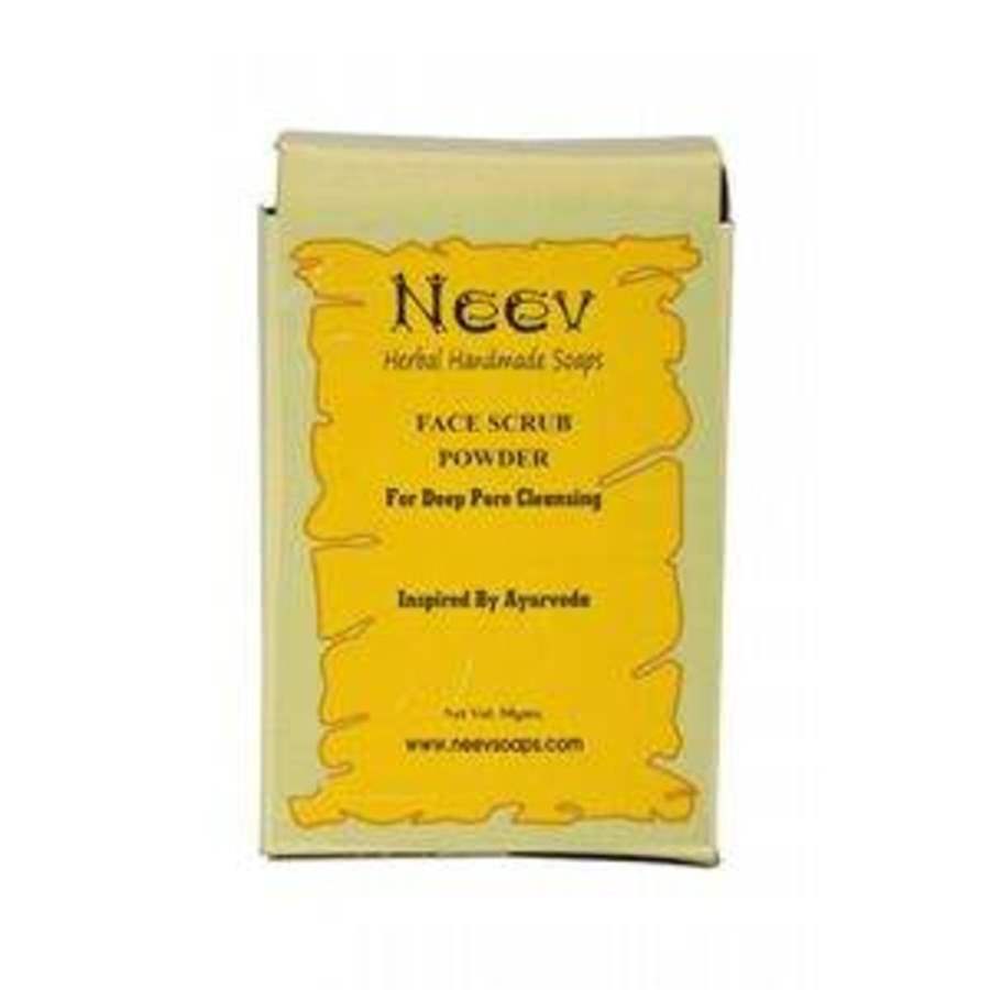 Buy Neev Herbal Face Scrub Powder For Deep Pore Cleansing Inspired By Ayurveda