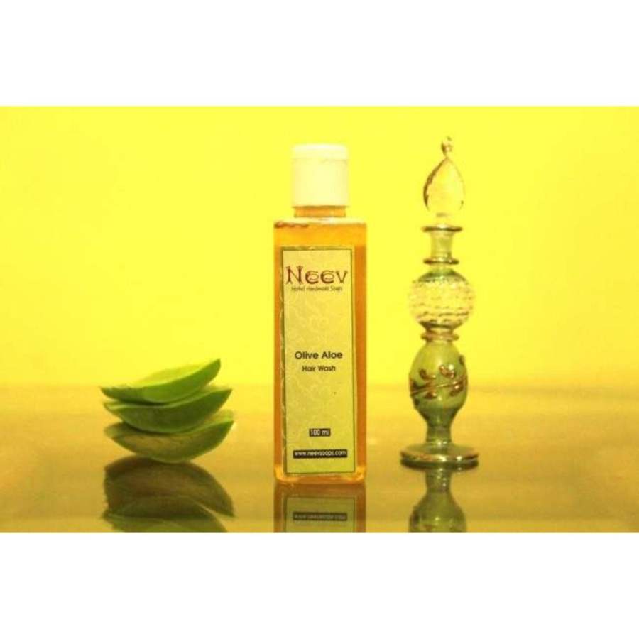 Buy Neev Herbal Olive Aloe Hair Wash - Moisturising and Conditioning