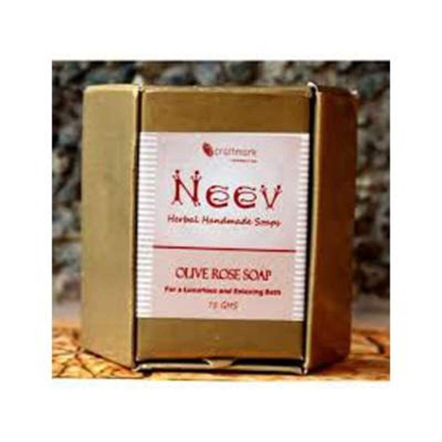 Buy Neev Herbal Olive Rose Handmade Soap