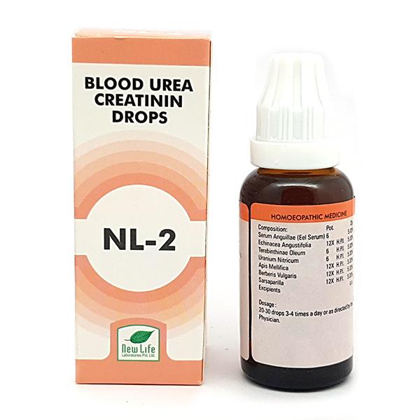 Buy New Life NL-2 Blood Urea Creatinin Drop online usa [ USA ] 