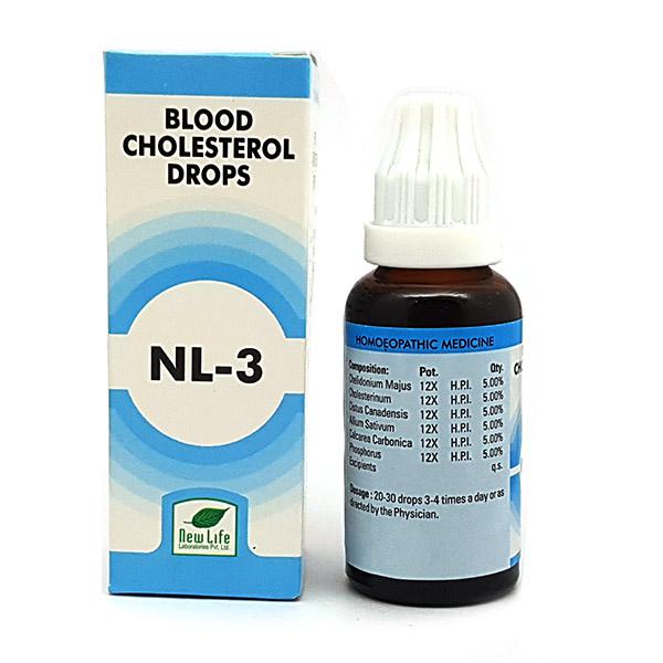 Buy New Life NL-3 Blood Cholestrol Drop online United Kingdom [ UK ] 