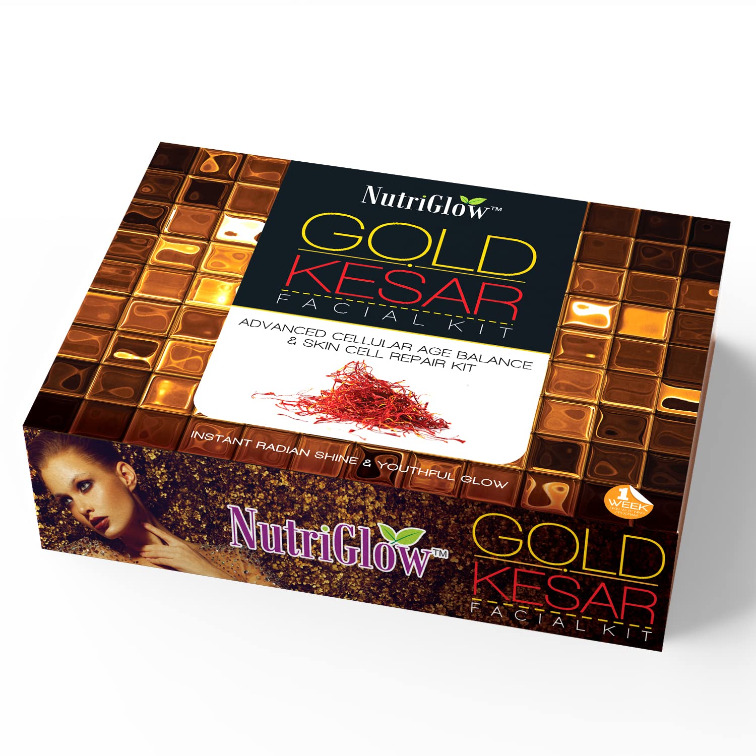 Buy NutriGlow Gold Kesar Facial Kit for Women online usa [ USA ] 
