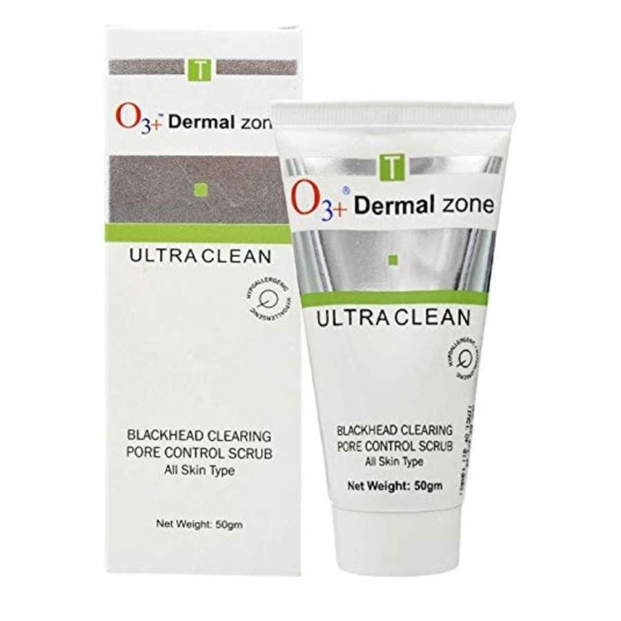 Buy O3+ Dermal Zone Ultra Clean Blackhead Clearing Pore Control Scrub online United States of America [ USA ] 