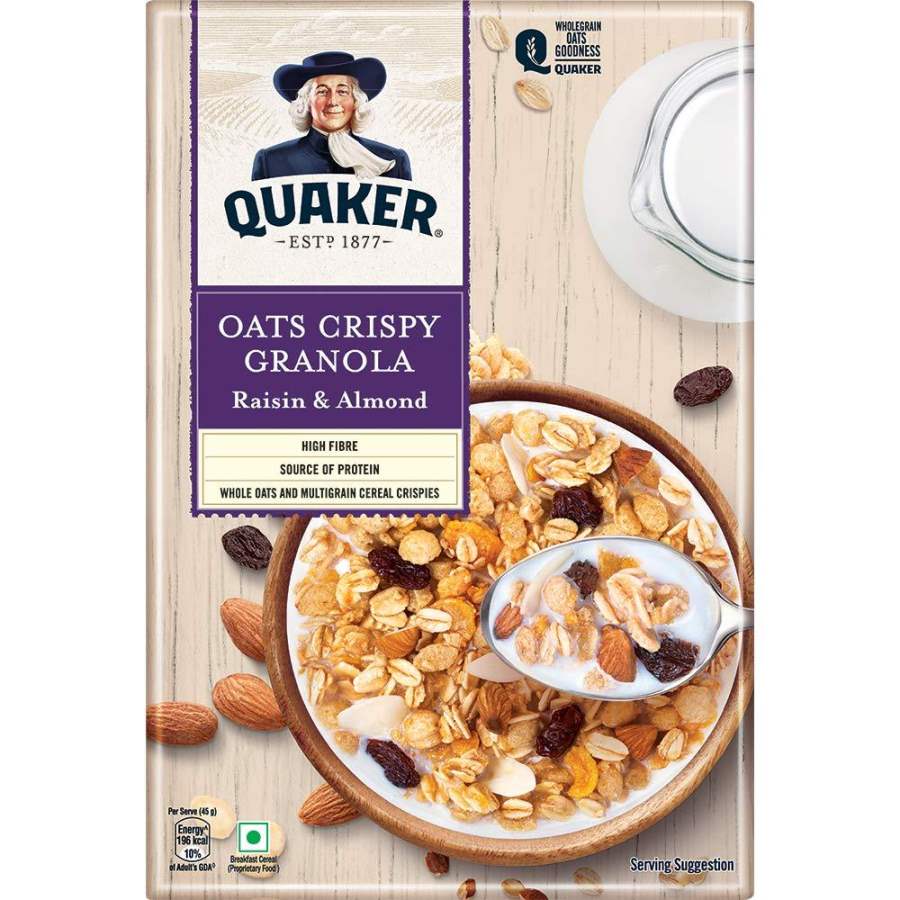 Buy Quaker Oats Crispy Granola, Raisin & Almond online usa [ USA ] 