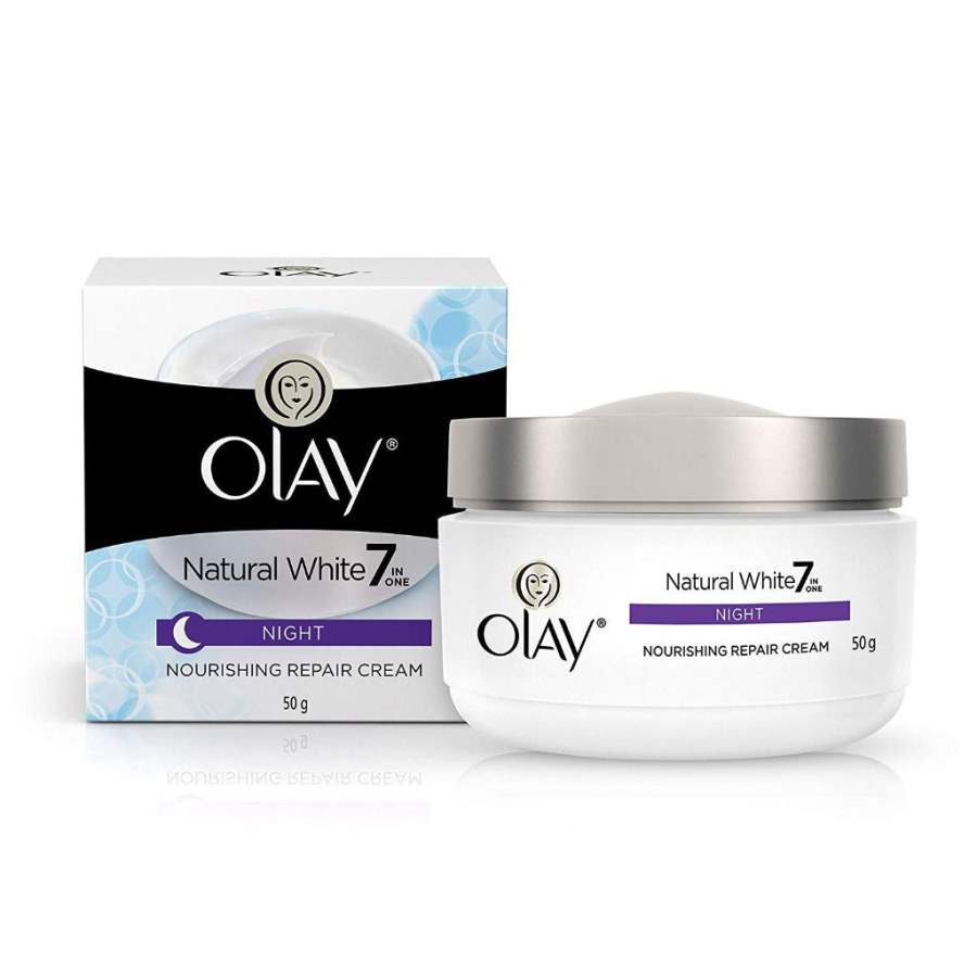 Buy Olay Natural White 7 in One Nourishing Night Repair Cream online United States of America [ USA ] 