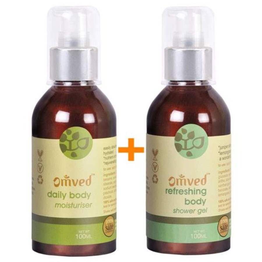 Buy Omved Daily Body Moisturiser & Refreshing Body Shower Gel ( Pack of 2) online United States of America [ USA ] 