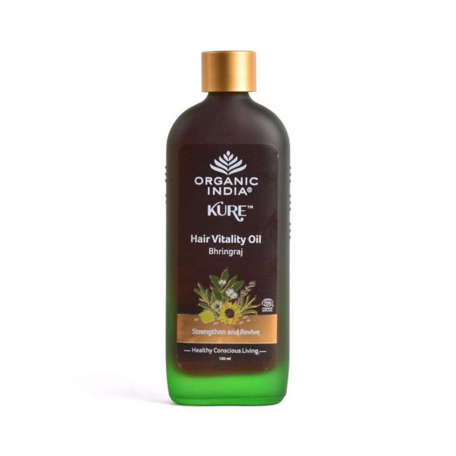 Buy Organic India Hair Vitality Oil Bhringaraj online United States of America [ USA ] 