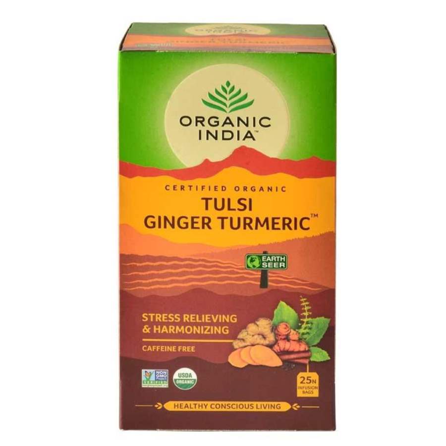Buy Organic India Tulsi Ginger Turmeric online United States of America [ USA ] 