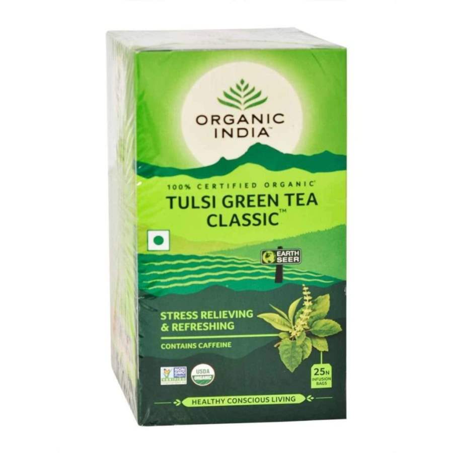 Buy Organic India Tulsi Green Tea Classic online United States of America [ USA ] 