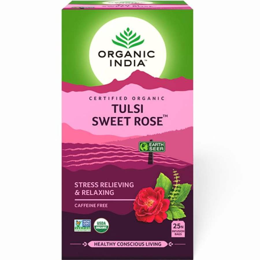 Buy Organic India Tulsi Sweet Rose online usa [ USA ] 