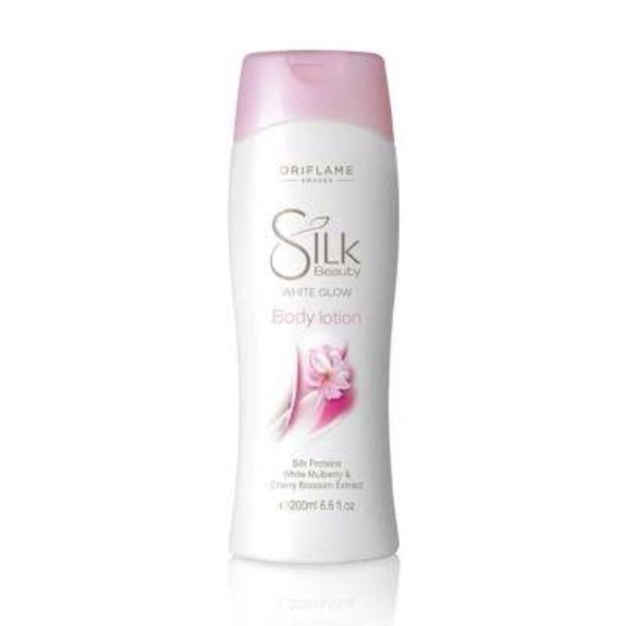 Buy Oriflame Silk Beauty White Glow Body Lotion online United States of America [ USA ] 