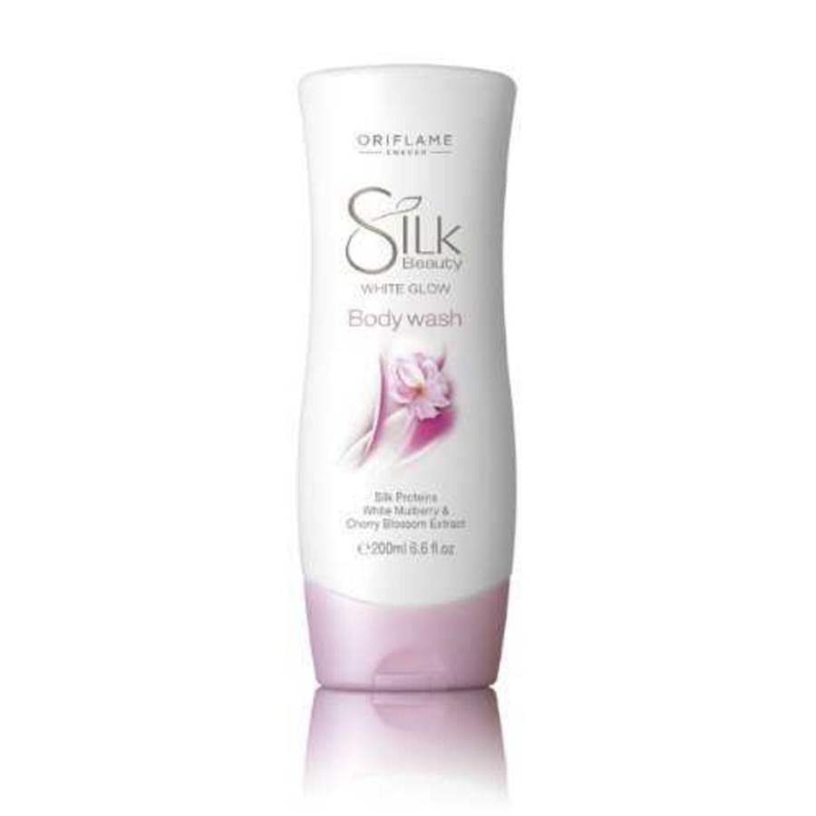 Buy Oriflame Silk Beauty White Glow Body Wash online United States of America [ USA ] 