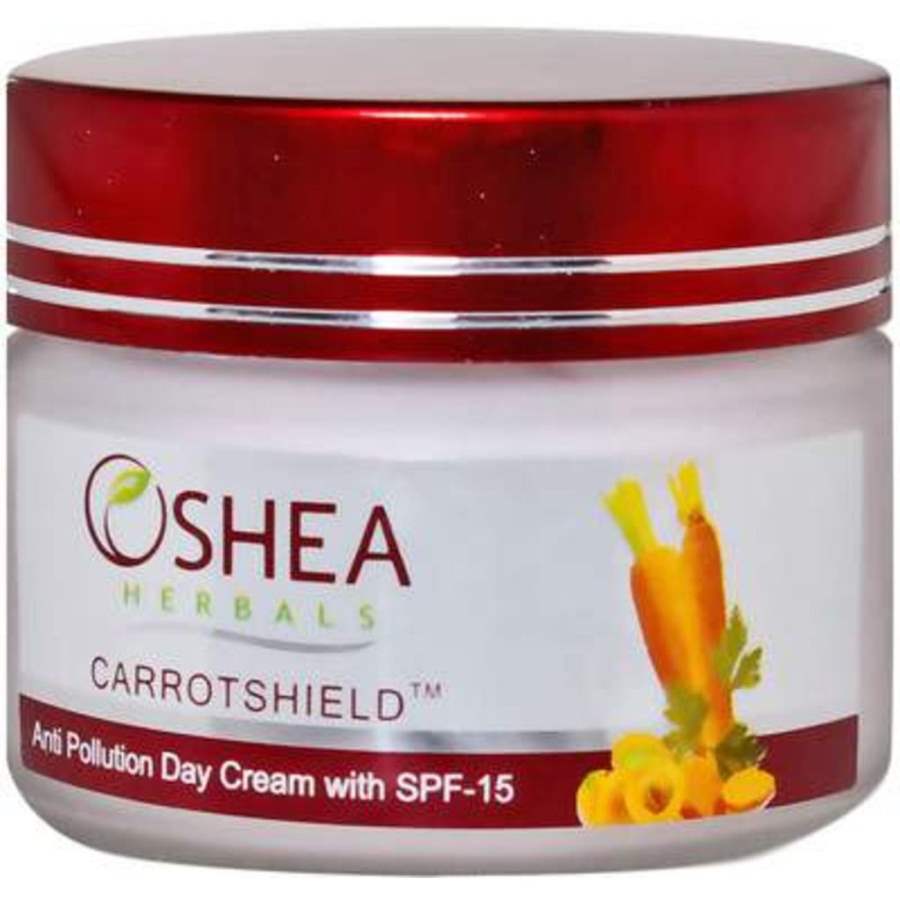 Buy Oshea Herbals Carrotshield Anti Pollution Day Cream With SPF - 15 online United States of America [ USA ] 