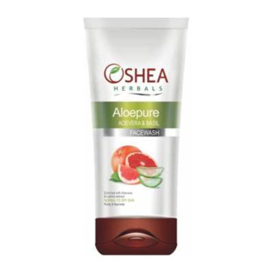 Buy Oshea Herbals Aloepure Aloevera And Basil Face Wash