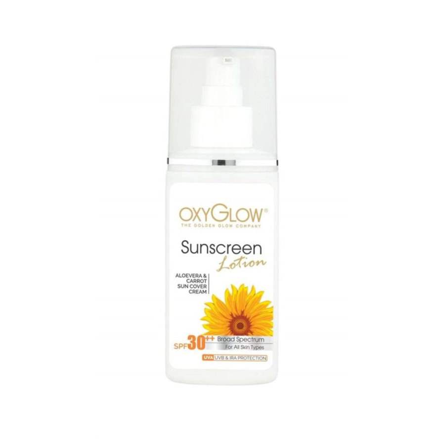 Buy Oxy Glow Aloe Vera and Carrot Sun Cover Lotion SPF - 30 online United States of America [ USA ] 