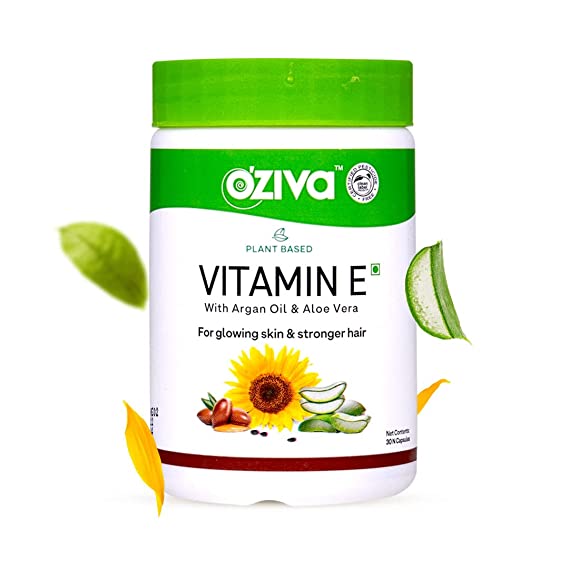 Buy OZiva Plant Based Natural Vitamin E (With Argan oil + Aloe vera) online usa [ USA ] 