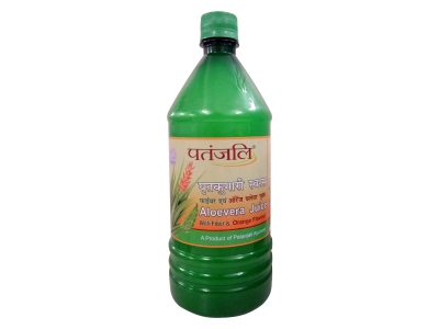 Buy Patanjali Aloevera Juice with Fiber and Orange Flavour online United States of America [ USA ] 