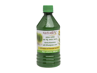 Buy Patanjali Amla Aloevera with Wheat Grass Juice  online usa [ USA ] 