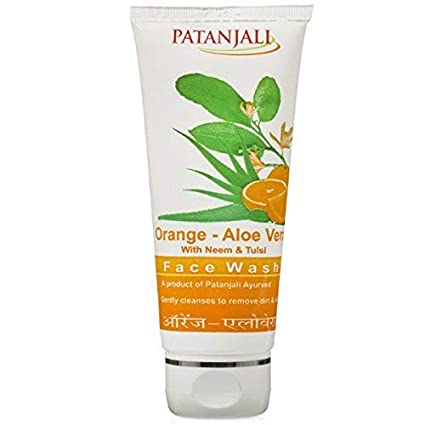 Buy Patanjali Orange Aloevera Face Wash