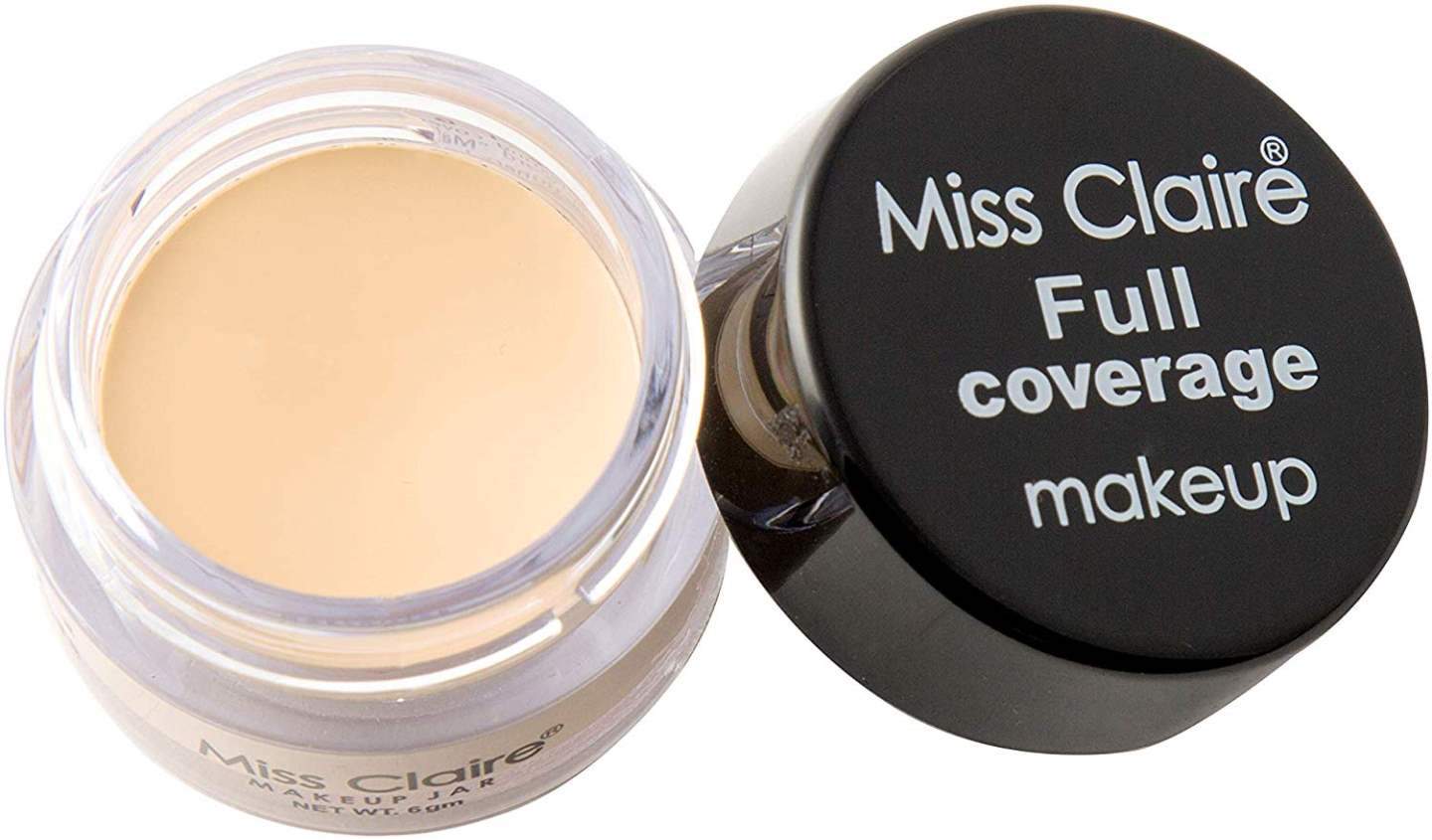 Buy Miss Claire Full Coverage Makeup + Concealer #2, Beige online United States of America [ USA ] 