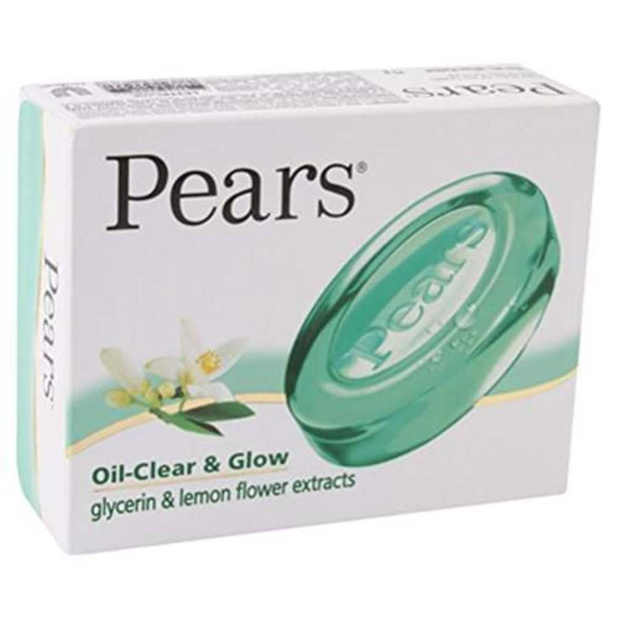 Buy Pears Oil Clear & Glow Soap With Lemon Flower Extracts