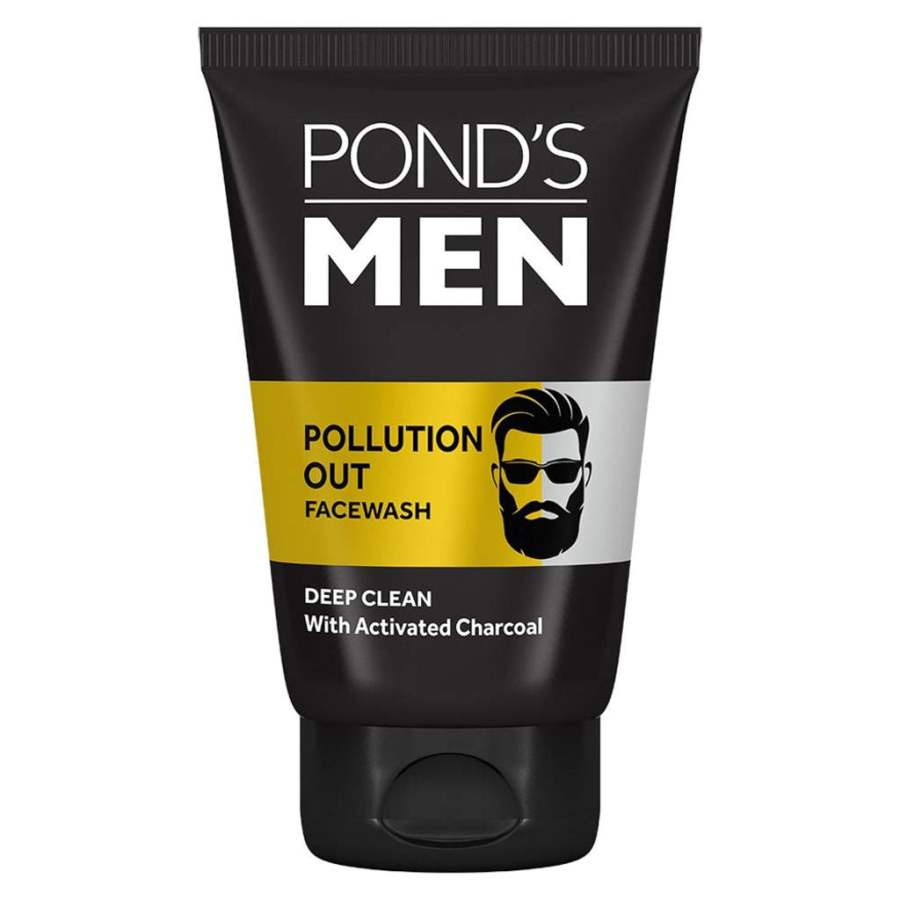 Buy Ponds Men Pollution Out Activated Charcoal Deep Clean Face Wash online usa [ USA ] 