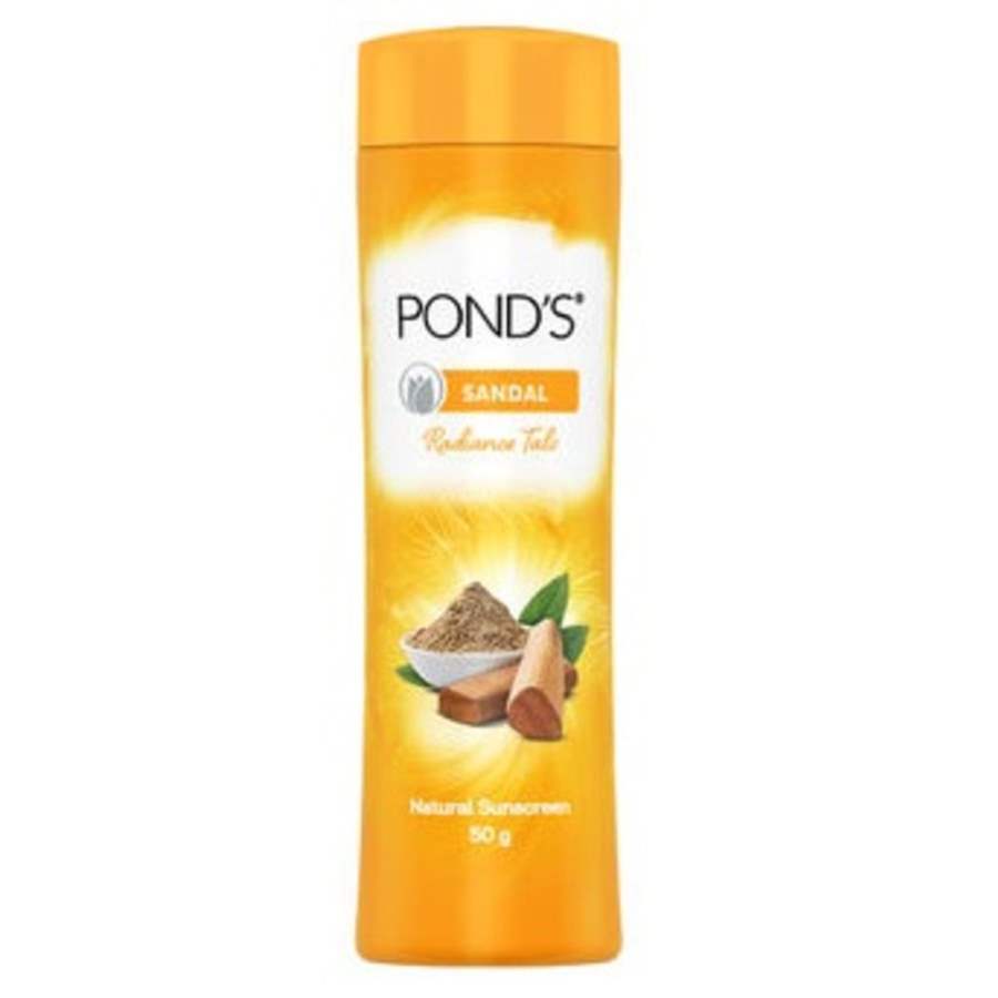Buy Ponds Sandal Radiance Talc Powder Natural Sunscreen online United States of America [ USA ] 