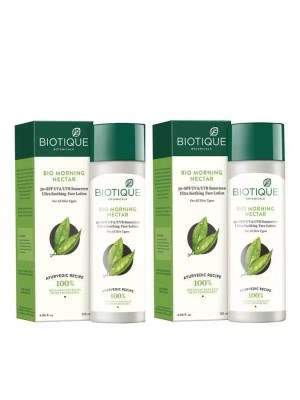 Buy Biotique Morning Nectar Face Sunscreen SPF 30-120ml online United States of America [ USA ] 
