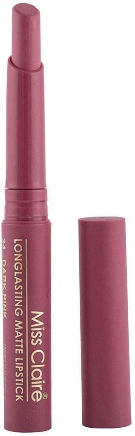 Buy Miss Claire Longlasting Matte Lipstick, Dark Pink 34
