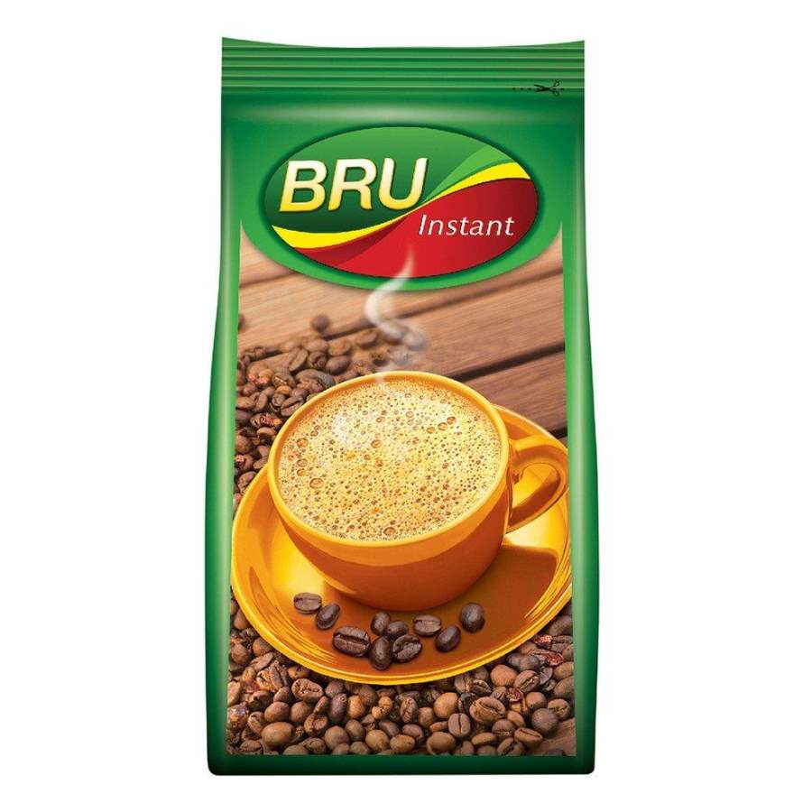 Buy Bru BRU Instant Coffee Powder, Made for Blend of Arabica and Robusta Beans, with Fresh Roasted Coffee Aroma, 200 g online usa [ USA ] 
