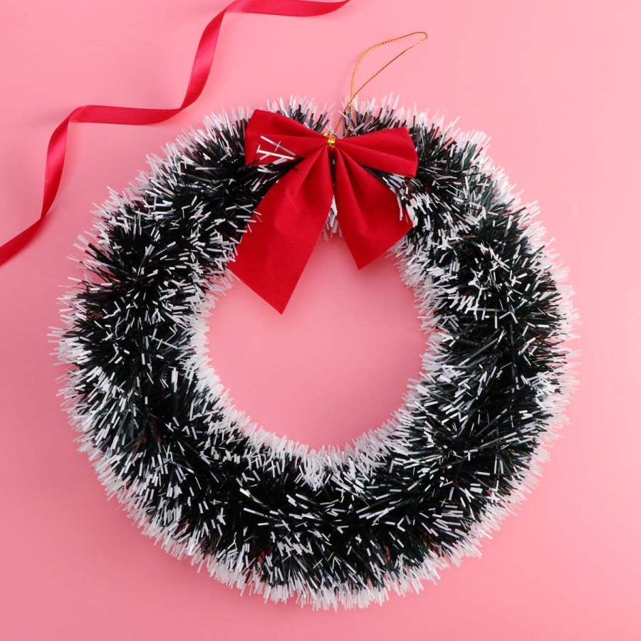 Buy MSK Traders Wreath Wall Bowknot Hanging Decoration online United States of America [ USA ] 