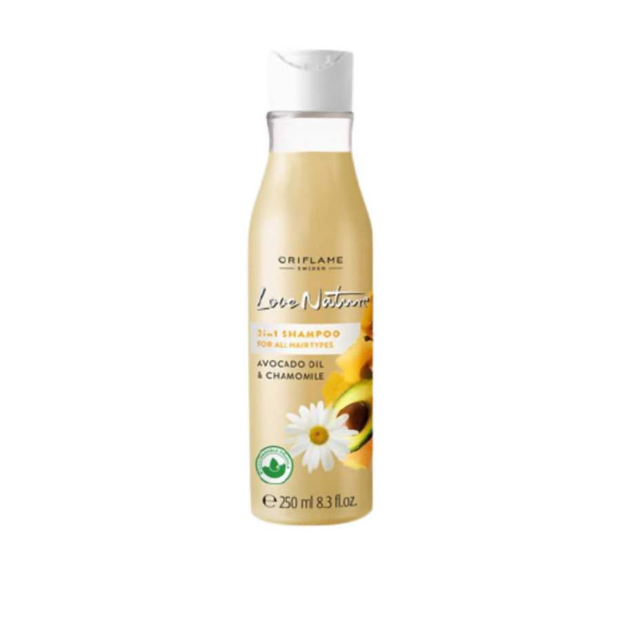 Buy Oriflame Love Nature 2 in 1 Shampoo for All Hair Types - Avocado Oil & Chamomile online usa [ USA ] 