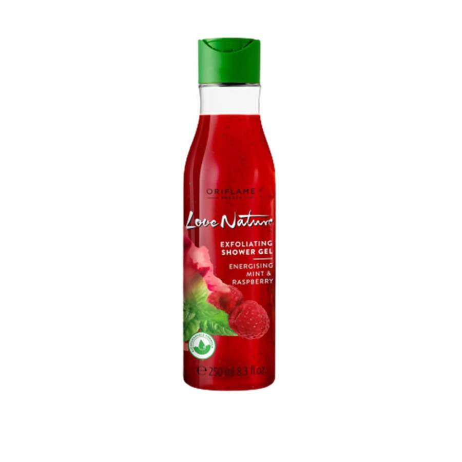 Buy Oriflame Love Nature Exfoliating Shower Gel - Energising Mint & Raspberry