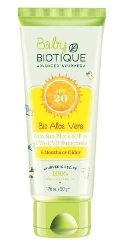 Buy Biotique Bio Aloevera Baby Sunscreen online United States of America [ USA ] 