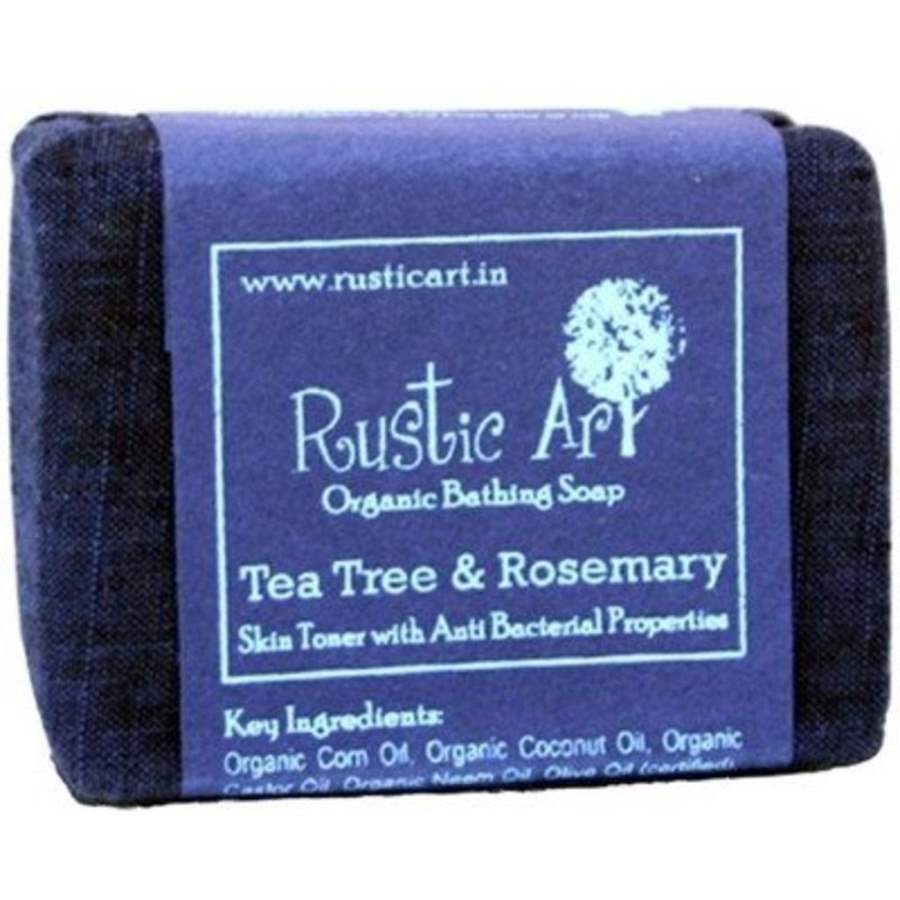 Buy Rustic Art Tea Tree And Rosemary Soap