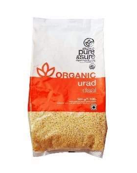 Buy Pure & Sure Urad Dal Whole White