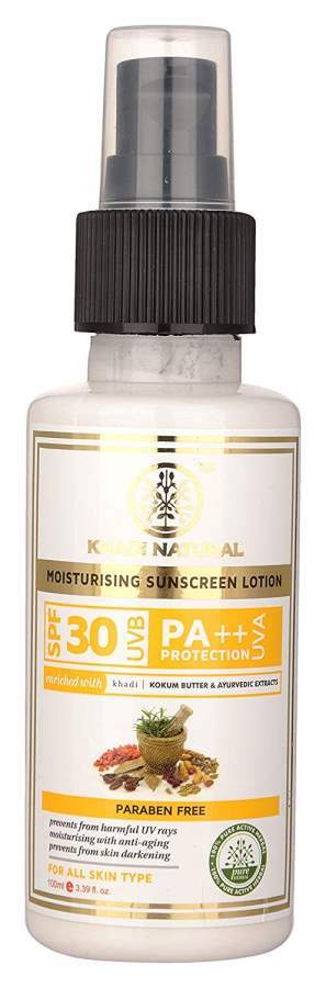 Buy Khadi Natural Moisturising Sunscreen Lotion SPF 30 Pa++ online United States of America [ USA ] 