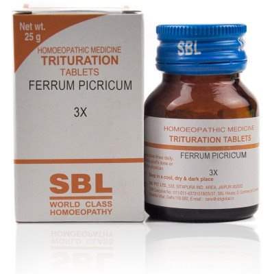 Buy SBL Ferrum Picricum 3X