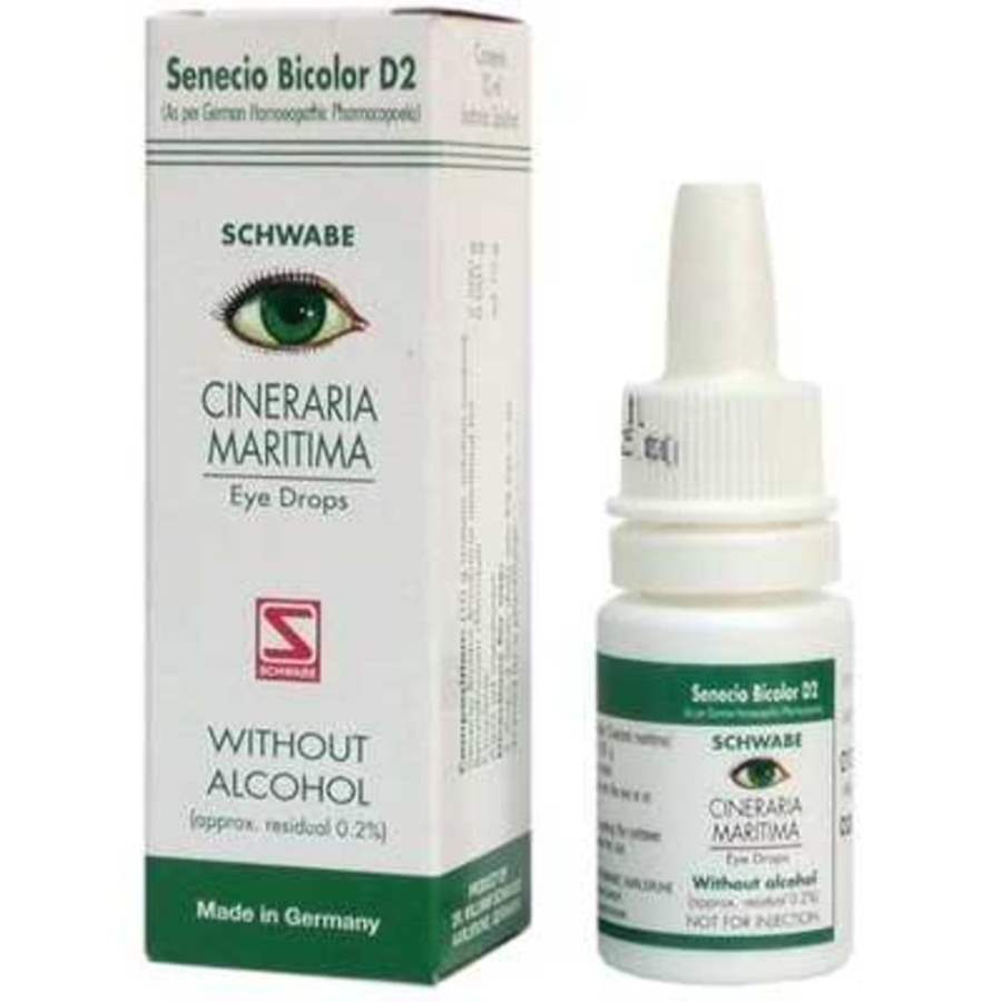 Buy Dr Willmar Schwabe Homeo Cineraria Maritima Eye Drops Without Alcohol online usa [ USA ] 