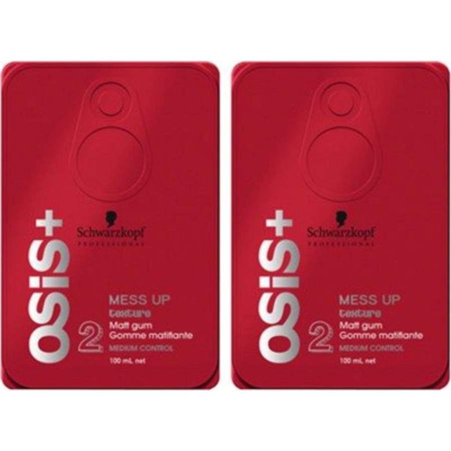 Buy Schwarzkopf Professional Osis+ Mess Up (Pack of 2) Hair Styler online usa [ USA ] 
