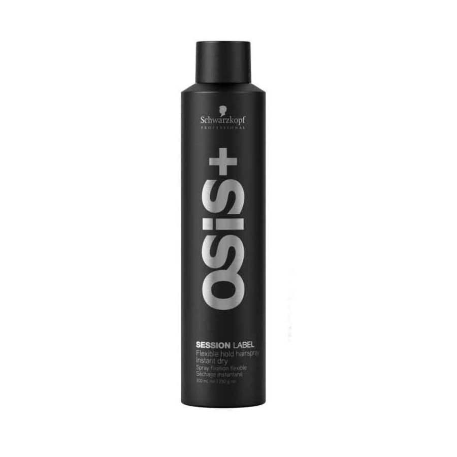Buy Schwarzkopf Professional Osis+ Session Label Strong Hold Hair Spray Instant Dry online usa [ USA ] 