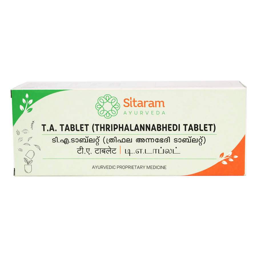 Buy Sitaram Ayurveda T. A.Tablet (Thriphalannabhedi Tablet)