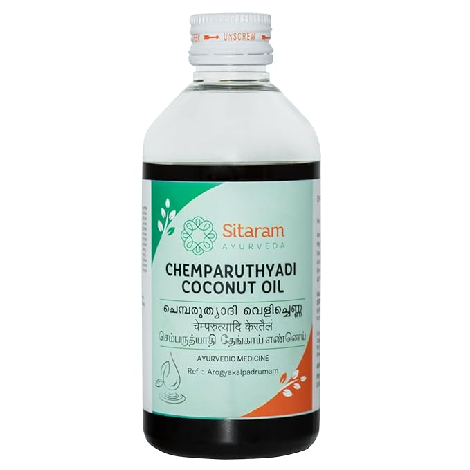Buy Sitaram Ayurveda Chemparuthyadi Coconut Oil
