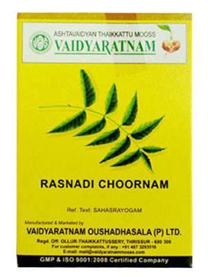 Buy Vaidyaratnam Rasnadi Choornam