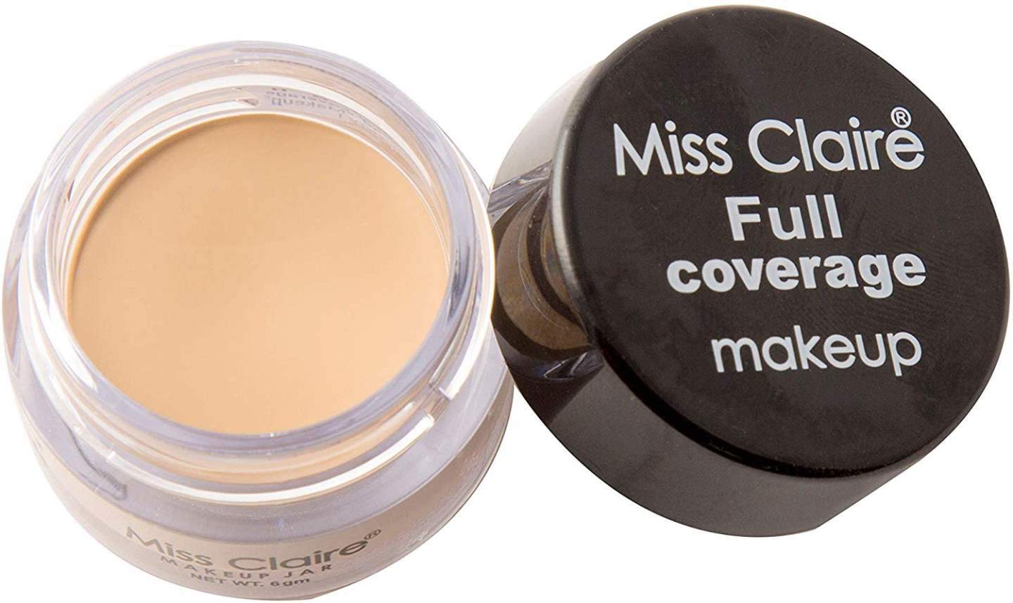 Buy Miss Claire Full Coverage Makeup + Concealer #8, Beige online United States of America [ USA ] 