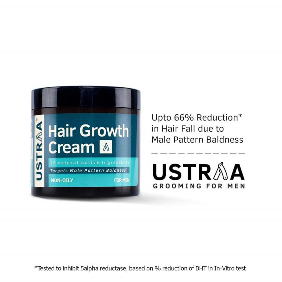 Buy Ustraa Hair Growth Cream with Onion Extract, Neelbhringadi, Blackseed Oil