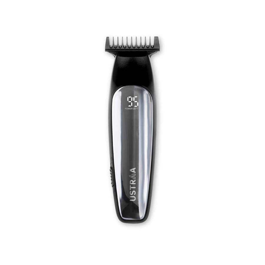 Buy Ustraa Chrome 300 Corded and Cordless Beard Trimmer with Lithium-Ion Battery -Black