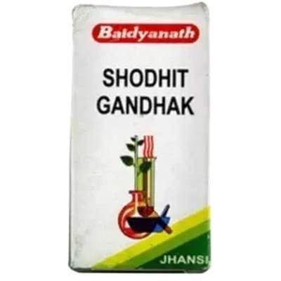 Buy Baidyanath Shodhit Gandhak 10g