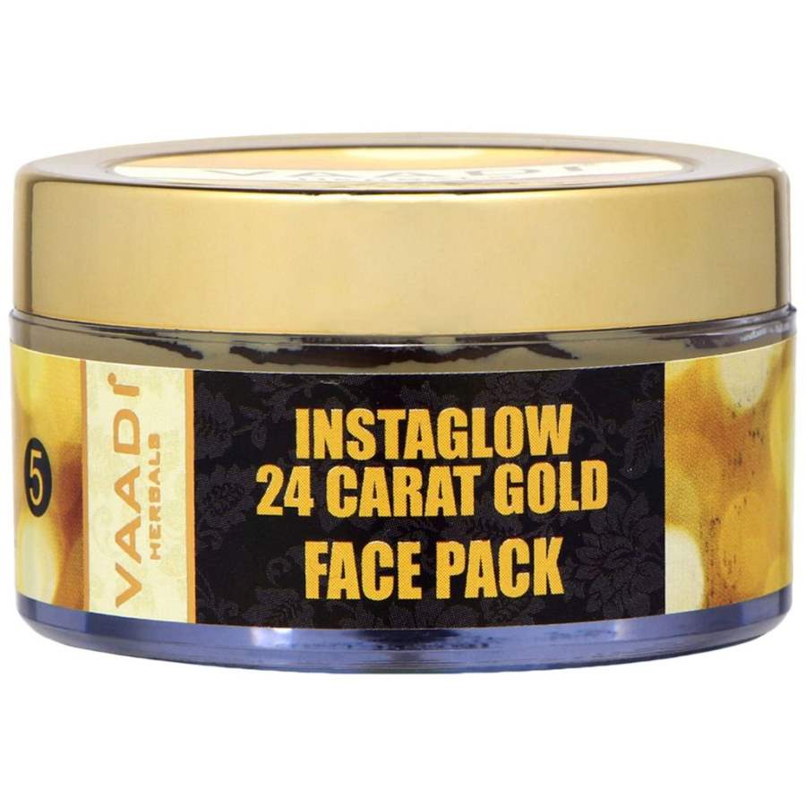 Buy Vaadi Herbals 24 Carat Gold Face Pack - Vitamin E and Lemon Peel online usa [ USA ] 